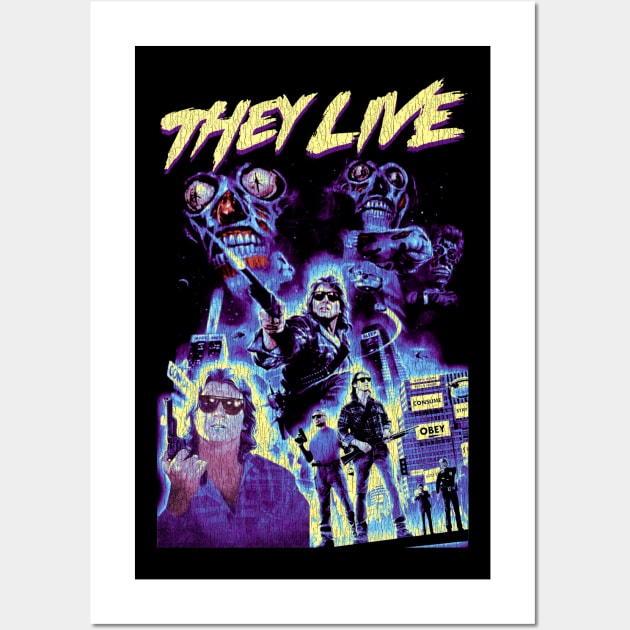 Vintage Bootleg They Live Wall Art by Suka Gitarsar